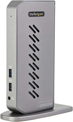 StarTech Hybrid USB-A y USB-C Dual 4K Dock, DP, HDMI, 6 puertos USB 5Gbps