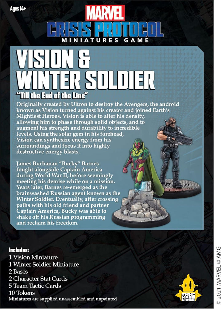 Marvel Crisis Protocol Vision y Winter Soldier - Paquete
