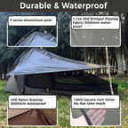 Onewind Tienda de campaña ultraligera para una persona con postes de lluvia