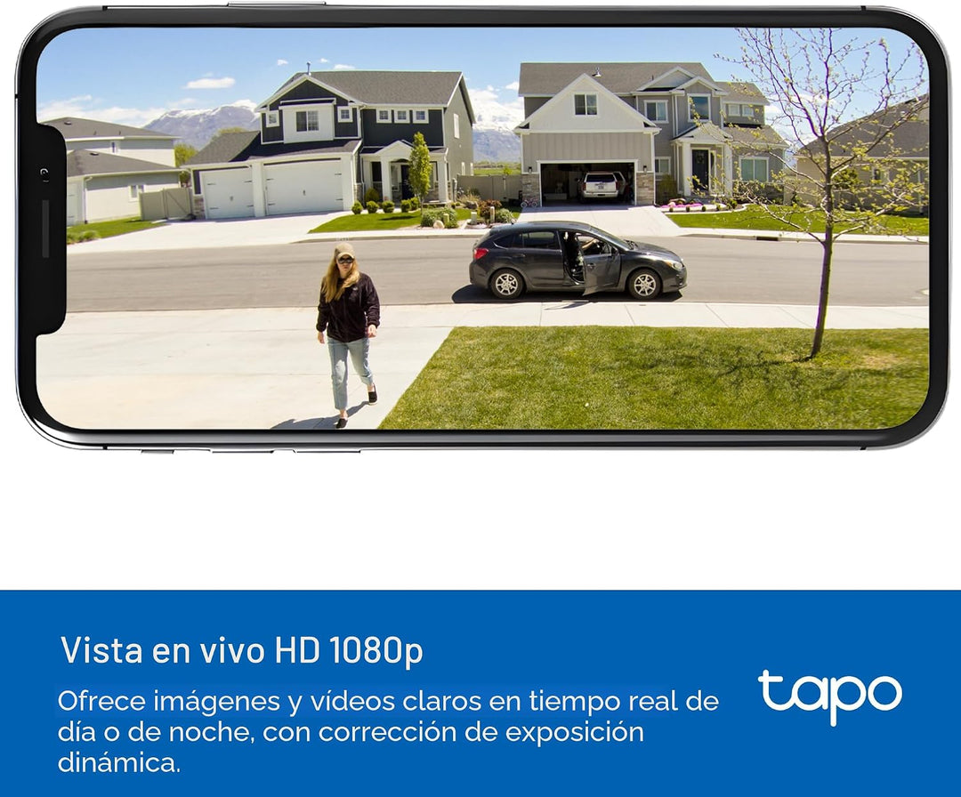 TP-Link Tapo Cámara de Seguridad Inalámbrica para Exteriores, 1080P...