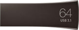 SAMSUNG BAR Plus 64 GB - 300 MB\/s Memoria Flash USB 3.1 Gris Titán...