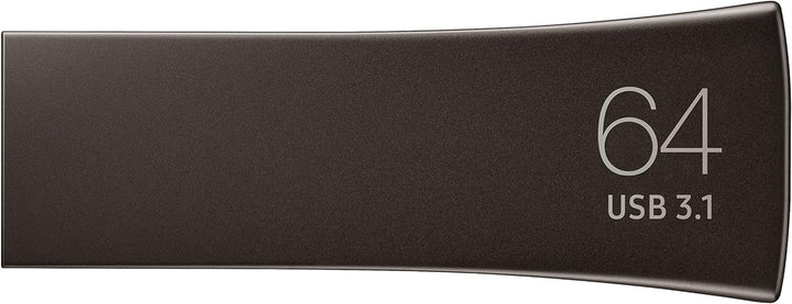 SAMSUNG BAR Plus 64 GB - 300 MB\/s Memoria Flash USB 3.1 Gris Titán...
