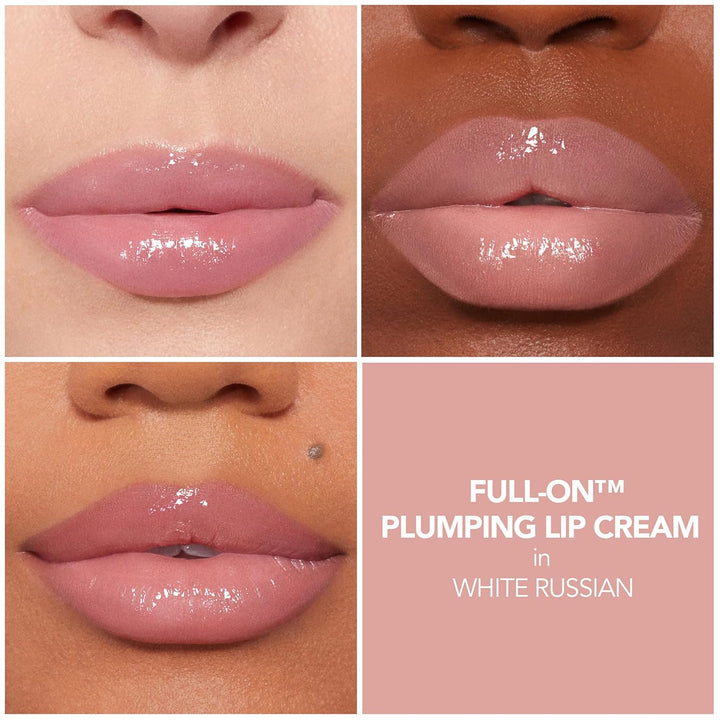 BUXOM Crema de labios voluminosa, brillo hidratante con péptidos y...