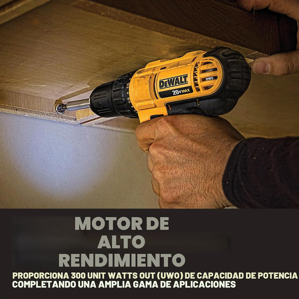 20 voltios Max Comp taladro/conductor