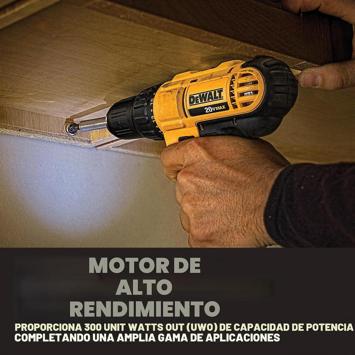 20 voltios Max Comp taladro/conductor