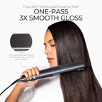 TYMO Plancha plana 2.0 para mujer, plancha de pelo 2 en 1 de largo