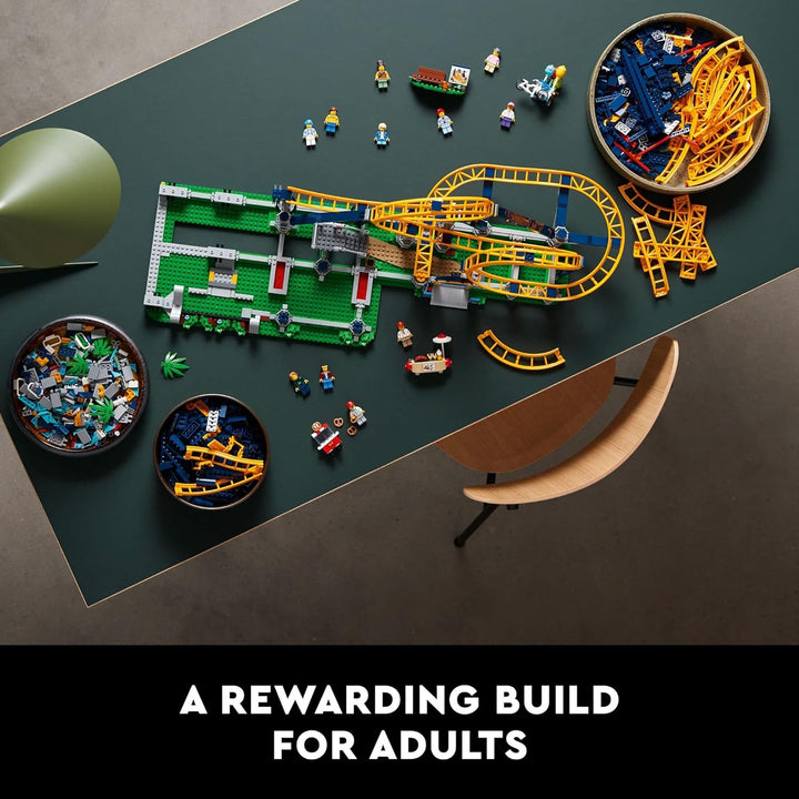 LEGO Icons Loop - Juego de posavasos 10303 kit de