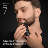 Braun Cortadora eléctrica de barba todo en uno serie 7 para hombre,...