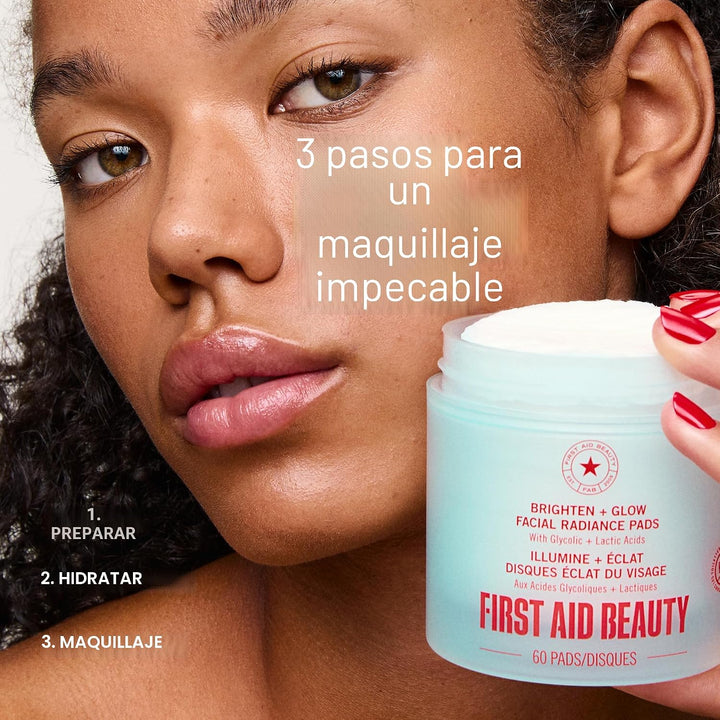 Almohadillas de tratamiento facial diario de belleza de primeros au...