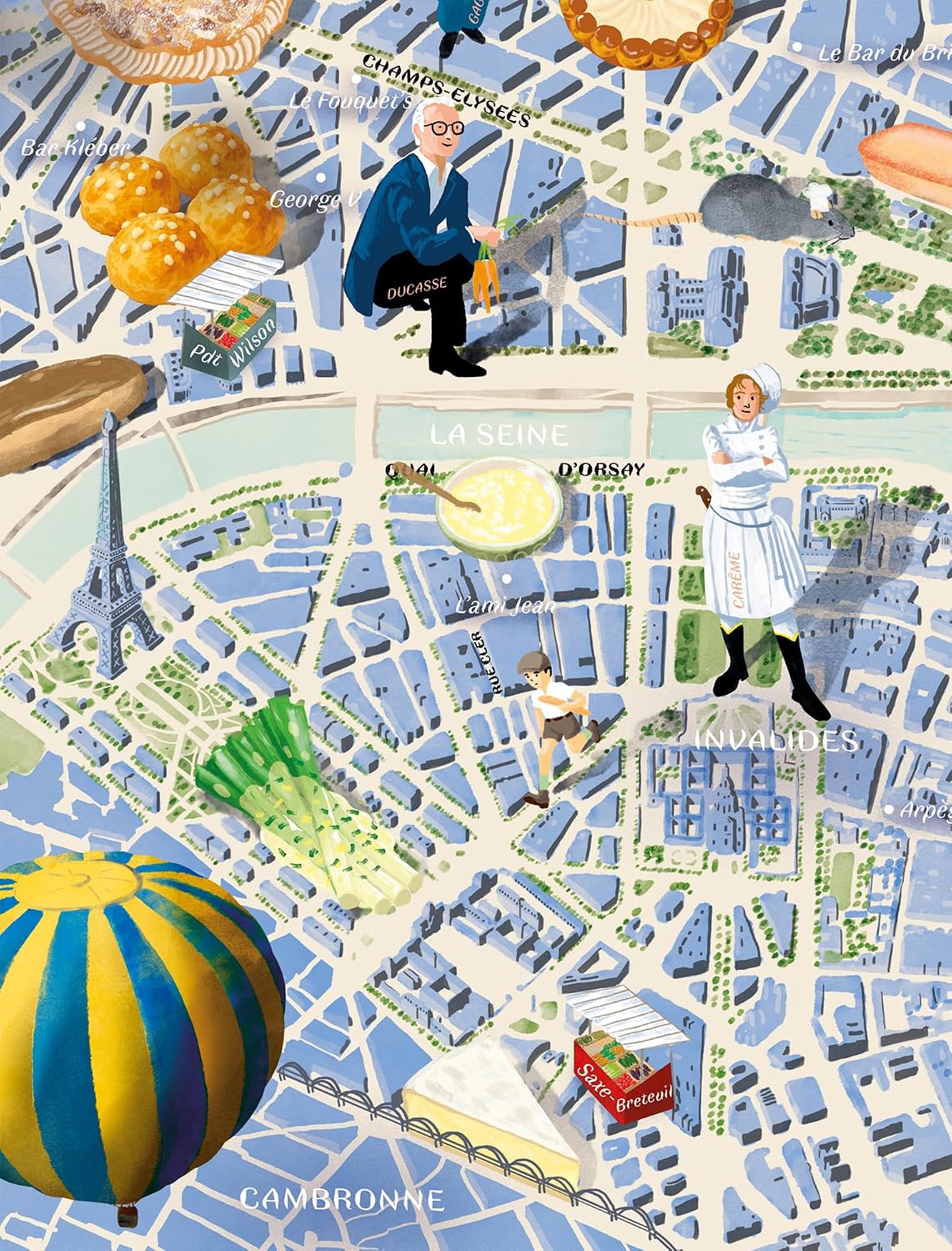 Water & Wines Rompecabezas de París, Gourmet - Regalo de 1000 piezas para