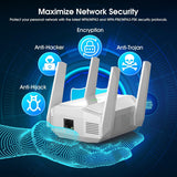 Extensor WiFi 6 AX3000 con puerto Ethernet, amplificador de señal d...