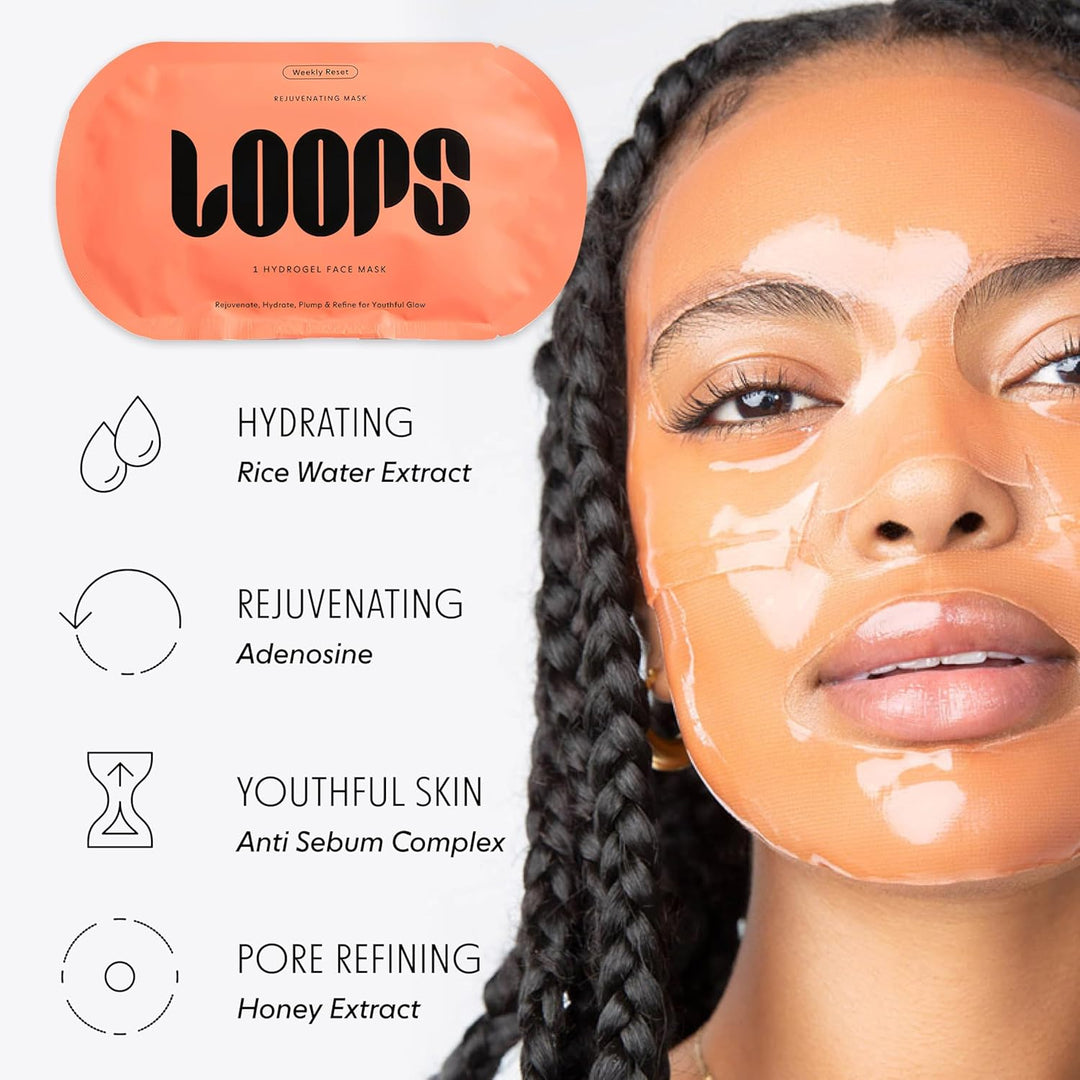 LOOPS Kit de bucle variado: las mejores máscaras faciales de hidrog...
