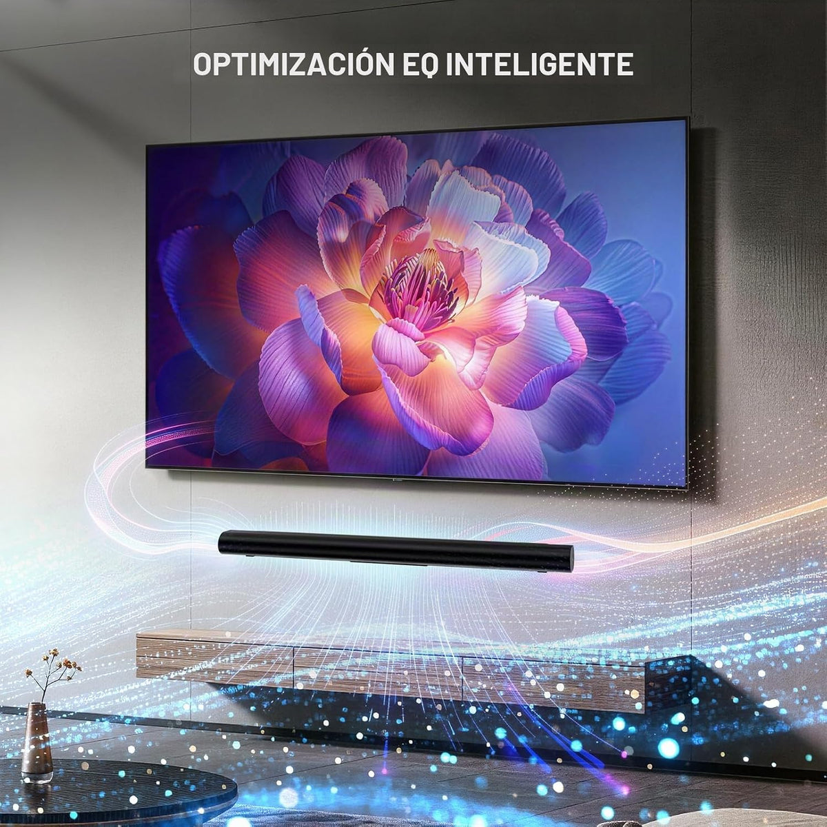 Soporte de pared WALI para barra de sonido Sonos Arc y Sonos Arc Ultra, color blanco