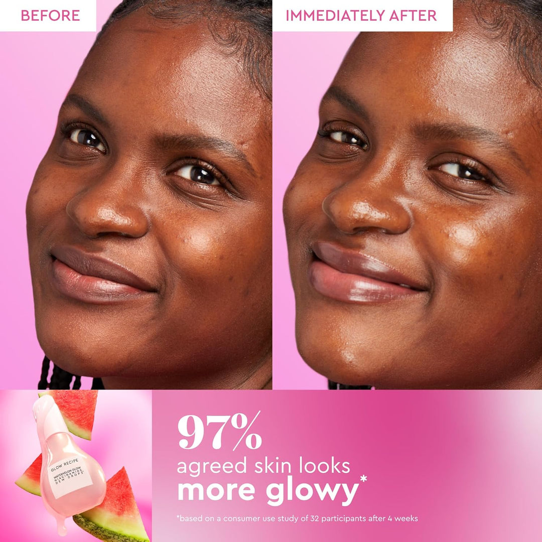 Glow Recipe Gotas de rocío de niacinamida de sandía, suero facial h...