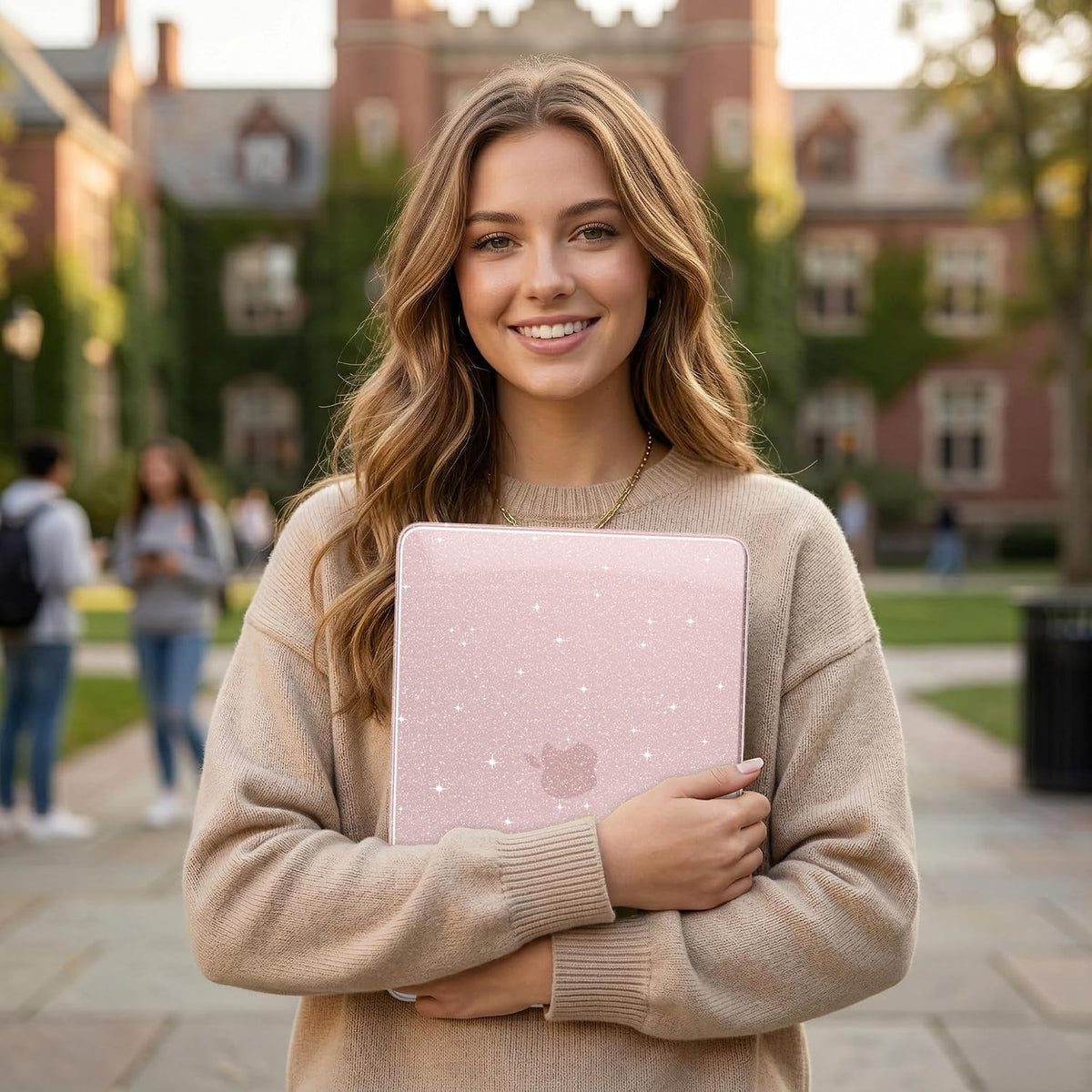 MEEgoodo Funda con purpurina para MacBook Neo de 13 pulgadas versió...