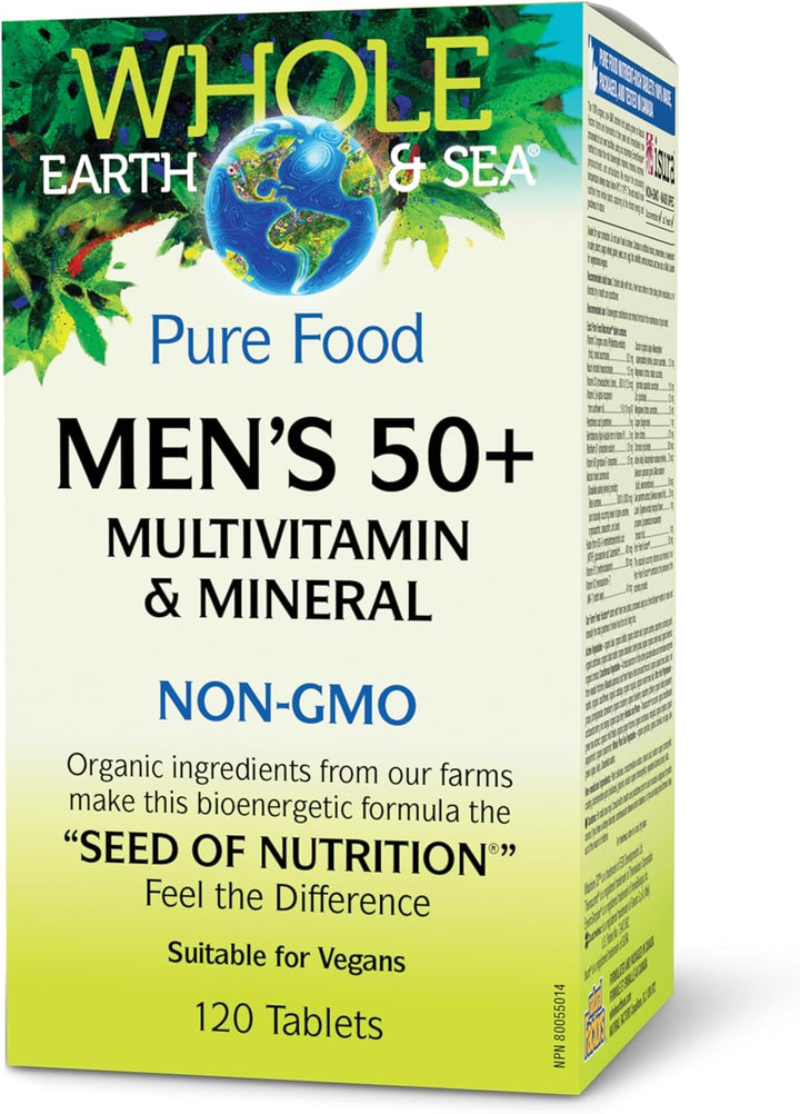 Natural Factors Whole Earth &amp; Sea - Multivitamínico y mineral p...