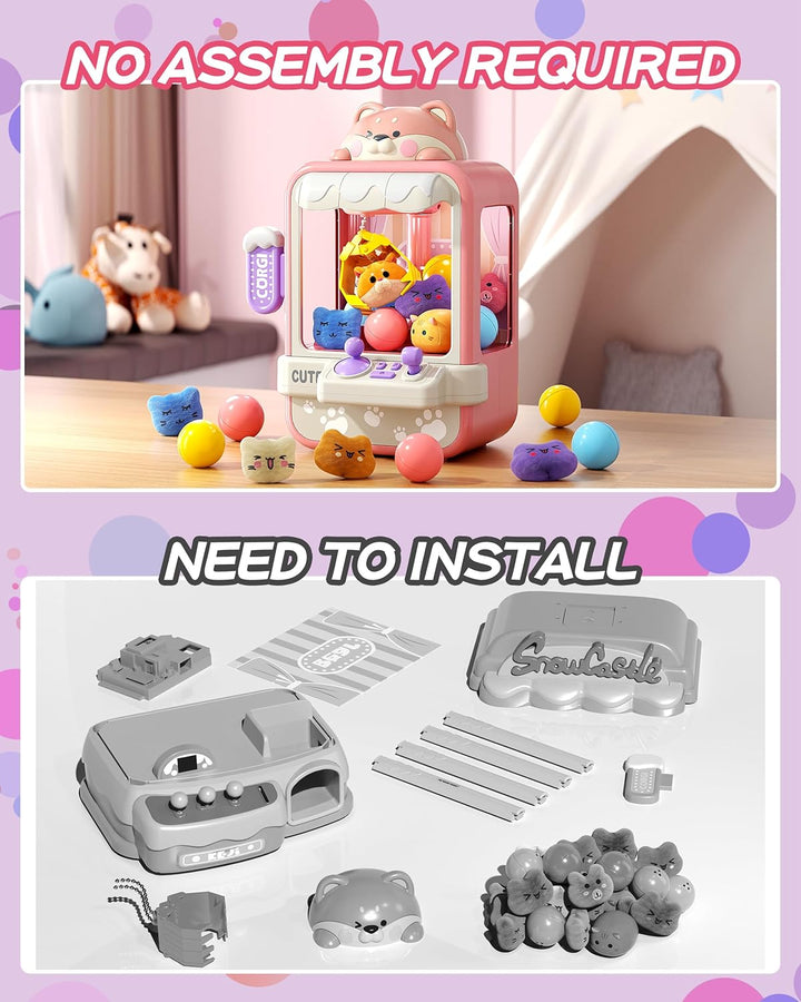 Jovow - Máquina de Garras para Niños, Mini Máquina Expendedora con...