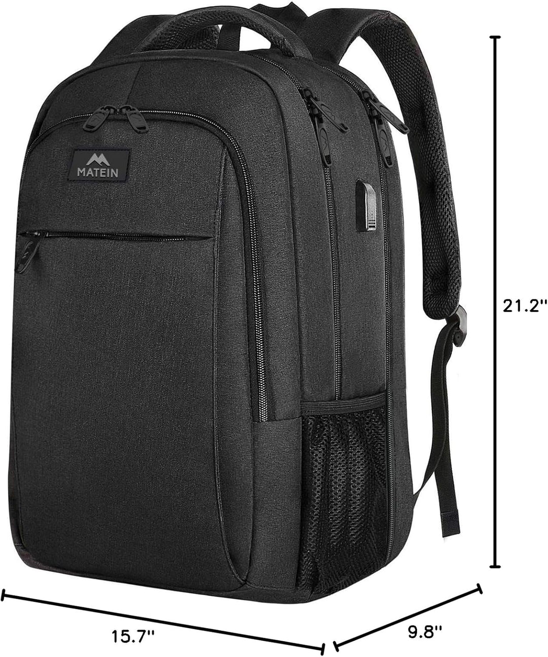MATEIN Mochila de viaje extra grande, compatible con TSA, de 18.4 p...