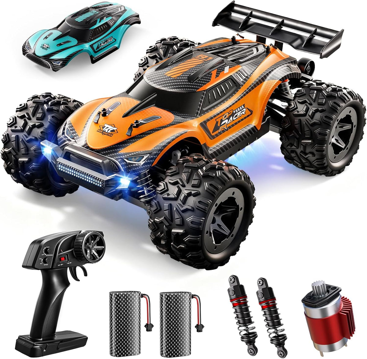 HOMETALL 1:18 Coches RC Rápidos para Adultos - 38+ KPH Coche de Con...