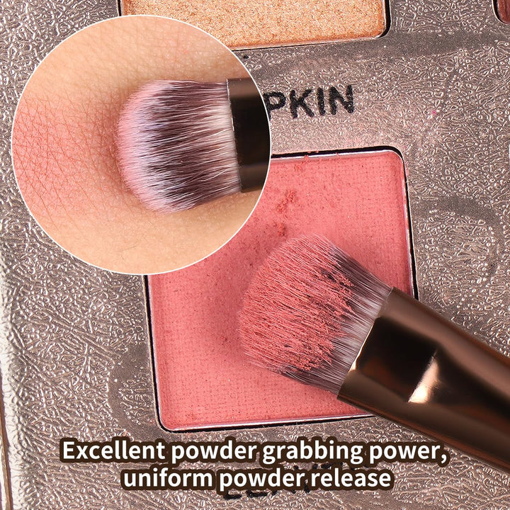 MAANGE 13 Brochas de Maquillaje con Bolsa, Juego de Brochas de Maqu...