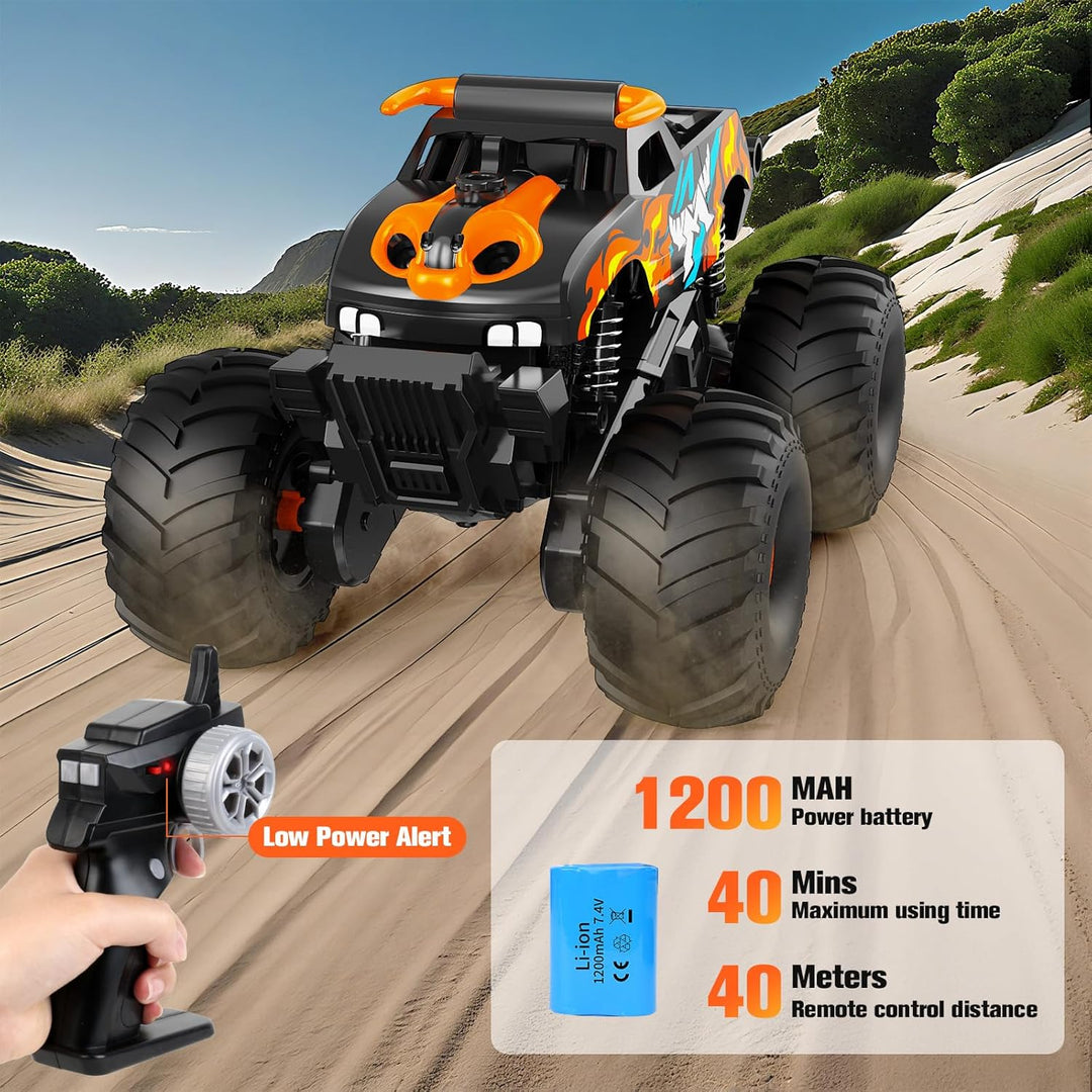 Gampop Camión Monstruo de Control Remoto, Coches RC para Niños, 4WD...