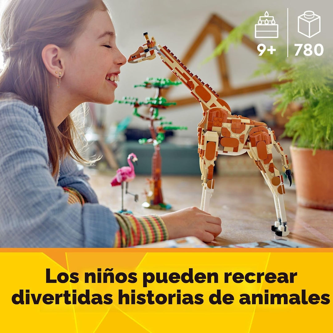 LEGO Creator 31150 - Animales de safari salvajes 3 en 1, se reconst...