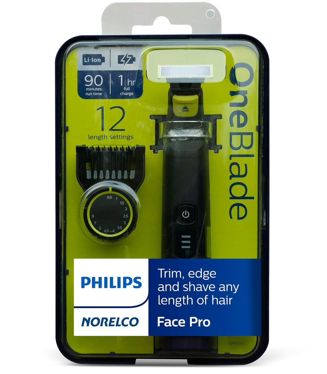 Norelco Philips OneBlade Pro QP6530\/70 - Recortadora y afeitadora...
