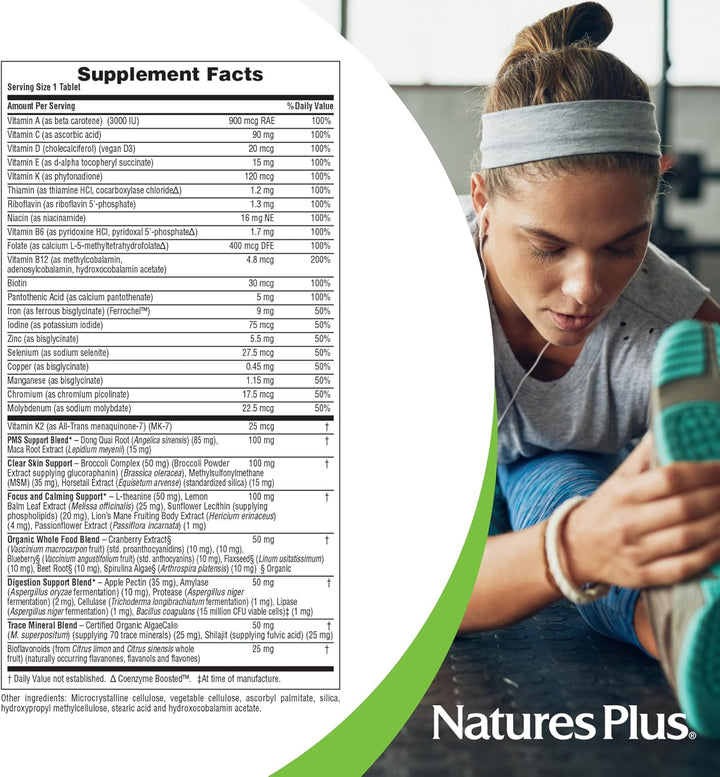 NaturesPlus Her Journey Teen - 30 tabletas - Multivitamínico una ve...