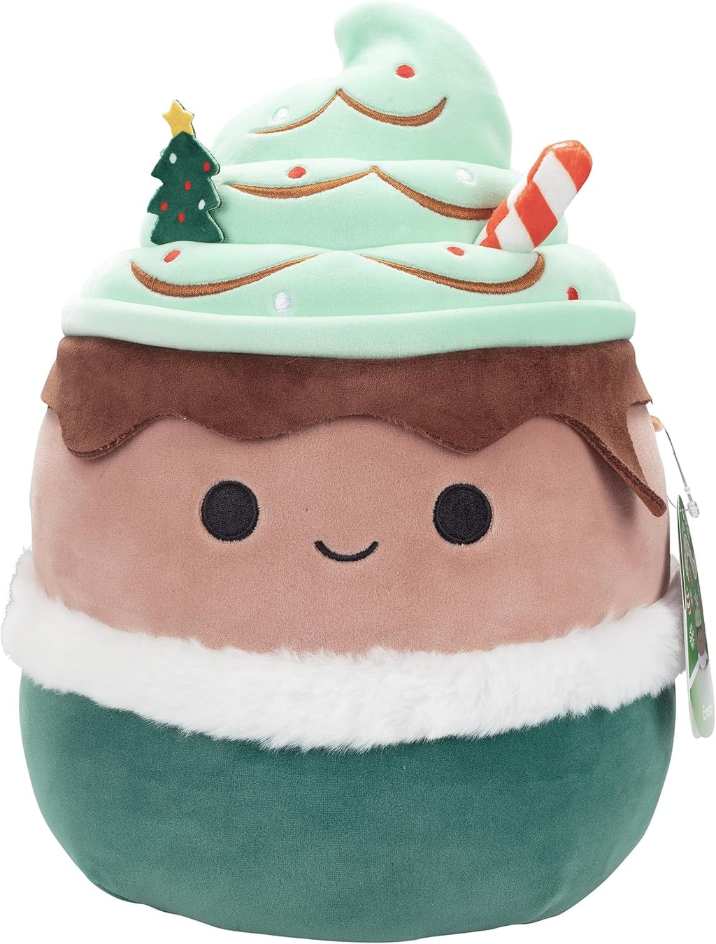 Squishmallows Ernesto The Latte original de 10 pulgadas, peluche oficial de Jazwares, juguete de peluche coleccionable suave y esponjoso, regalo para niños y niñas