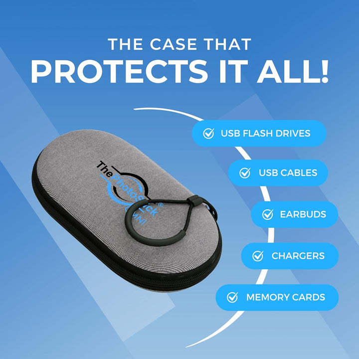 ThePhotoStick® Omni 64 GB + Estuche Protector | Copia de Seguridad...