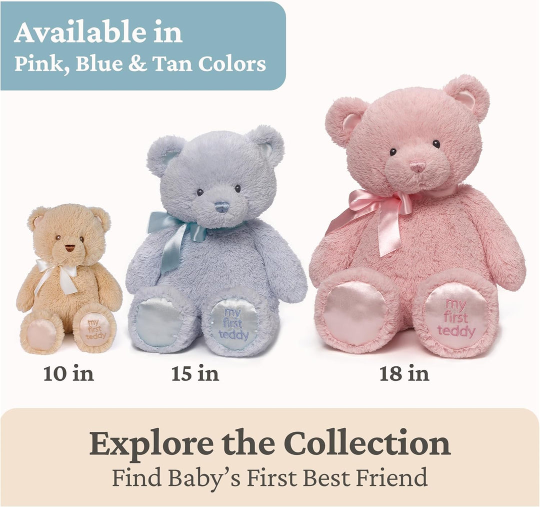 GUND Baby My First Teddy Bear - Peluche de animal ultra suave para...