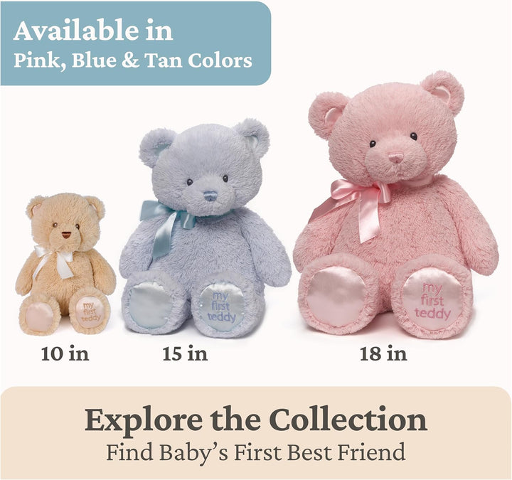 GUND Baby My First Teddy Bear - Peluche de animal ultra suave para...