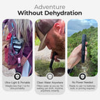 Sierra Madre Caña de agua pura – Filtro de purificación de agua de 264 galones para mochileros, camping, senderismo, viajes - Perfecto para equipo y suministros de preparación y supervivencia