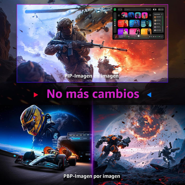 SANSUI Monitor de juegos 4K de 27 pulgadas, UHD 160Hz o FHD 320Hz M...