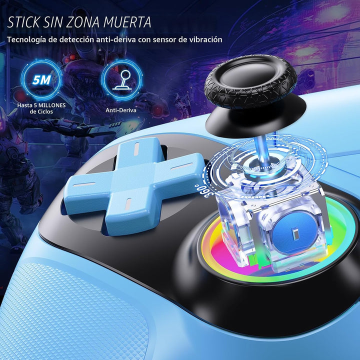 Dinosoo RGB Wireless Controller for PS5\/PlayStation 5 PC, Bluetoot...