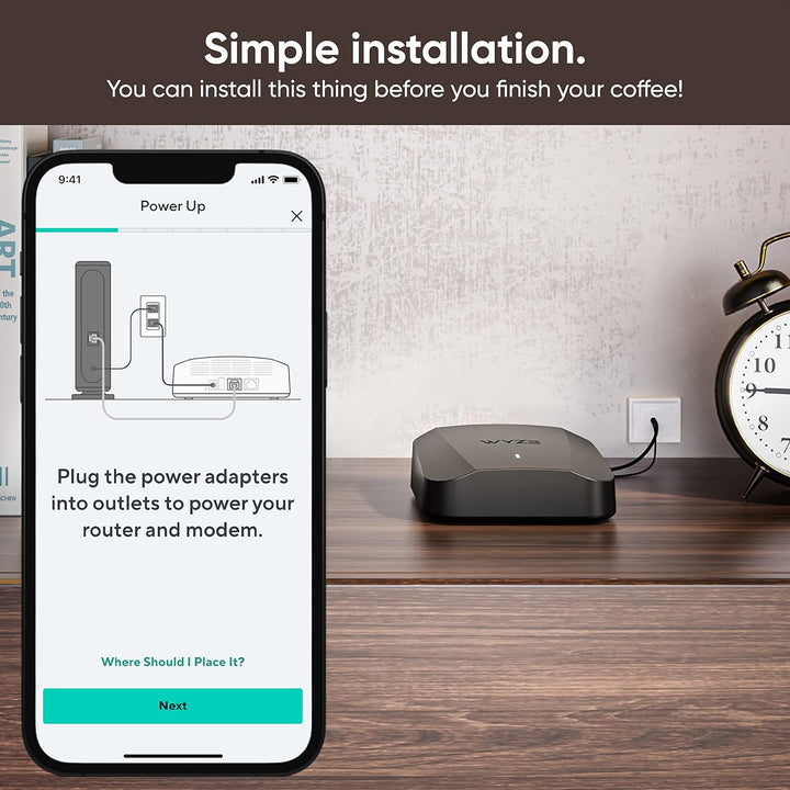 Wyze AXE5400 Tri-Band Wi-Fi 6E Mesh Router Pro, cubre hasta 4000 pi...