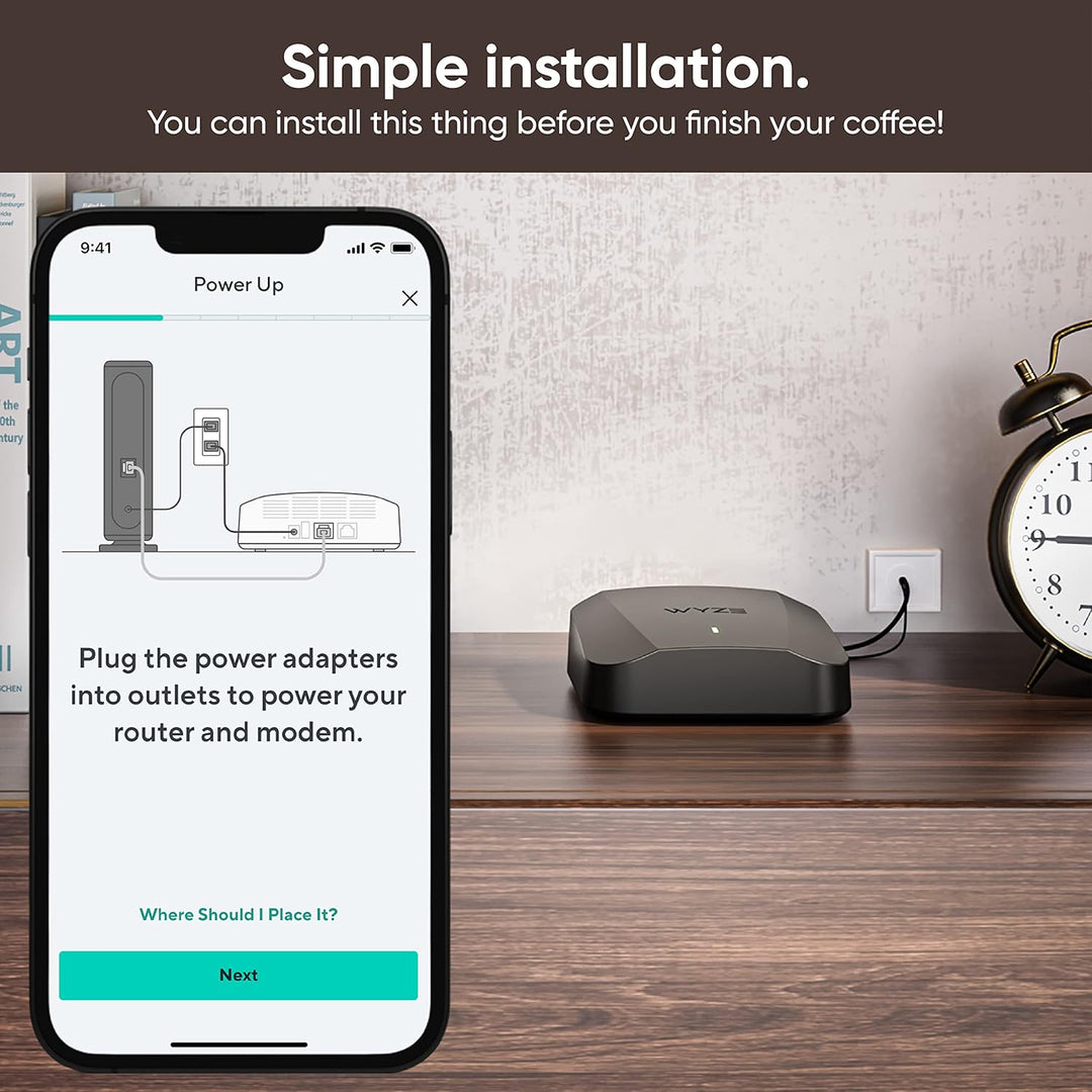 Wyze AXE5400 Tri-Band Wi-Fi 6E Mesh Router Pro, cubre hasta 2000 pi...