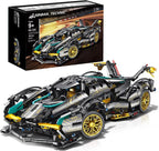 JSINMA Technic Sports Car Building Blocks Juguetes para niños o adultos Kits 1:14 MOC Lambo V12 Juego de construcción Speed Champions Racing Modelo de vehículo para niños de 10, 12 y 14 años (1012 piezas)