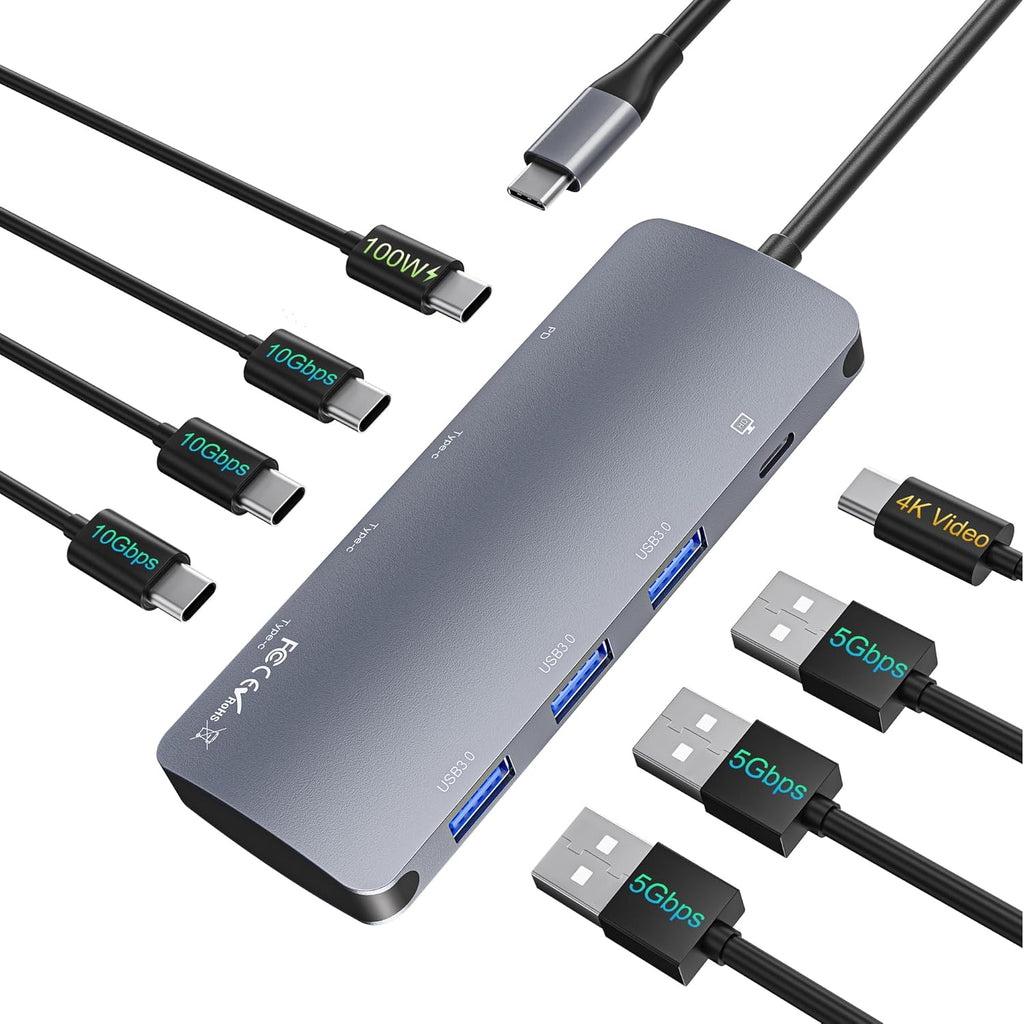 Yeemie Pro, USBC-3A5C-F, hub USB 4, alimentado