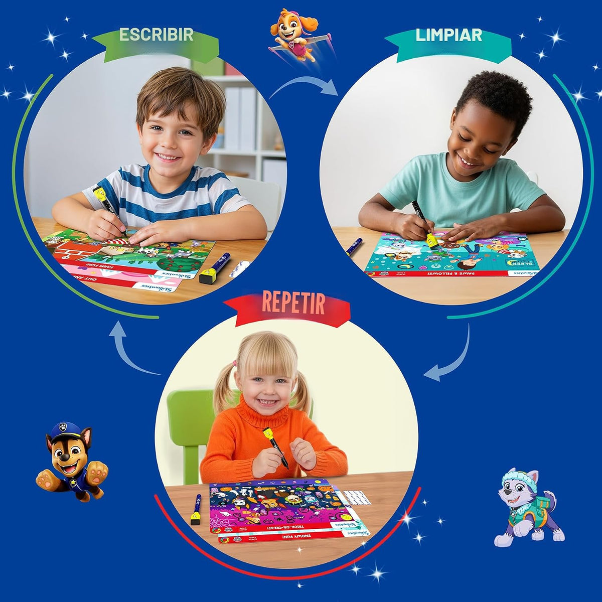 Skillmatics Buscar y encontrar - Patrulla Canina, actividad preescolar