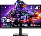 KTC Monitor para juegos 24.5 pulgadas 240Hz, Monitor de computadora FHD Fast IPS, H25T7-A