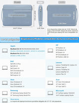 HYZUO Funda para laptop de 14-15 pulgadas para MacBook Air 15 M5, a...