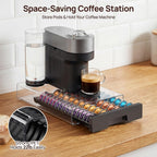 Vtopmart Organizador de cajones de cápsulas de café para cápsulas Nespresso