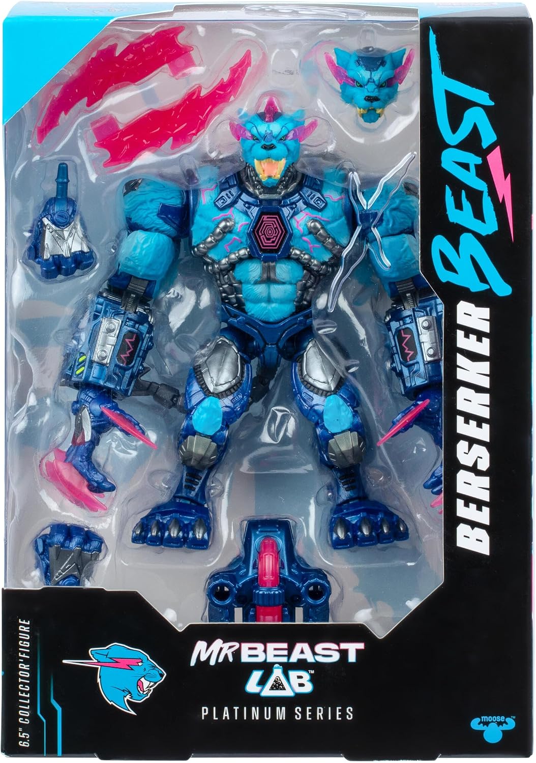 MRBEAST LAB Platinum Series - Figura de coleccionista Berzerker Beast