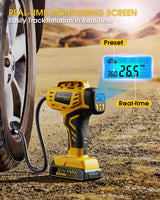 KeenPower Compresor de aire portátil para inflador de neumáticos, 2...