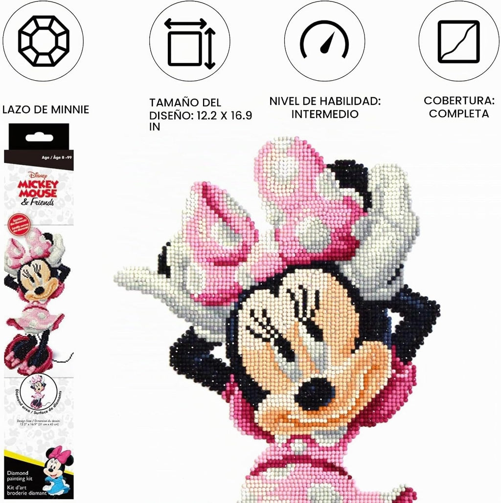 KIT de arte de diamantes Minnie