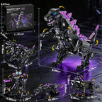 Kit de construcción de robot de dinosaurio STEM 5 en 1, aplicación 935 piezas y control remoto, reconstruye en T-Rex, triceratops, cocodrilo, robot y monstruo, regalo de ingeniería para niños y niñas