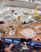 ENERGIZE LAB Eilik Pink - Juguetes interactivos táctiles, lindas mascotas robot con emociones abundantes. Animaciones en reposo y minijuegos, regalo único para niñas y niños. Admite actualizaciones.