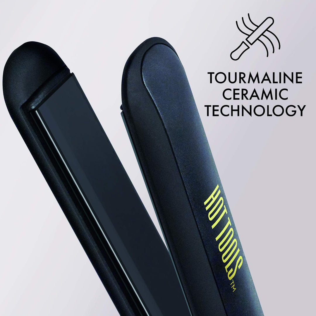 Hot Tools Pro Signature - Plancha plana de cerámica + turmalina par...