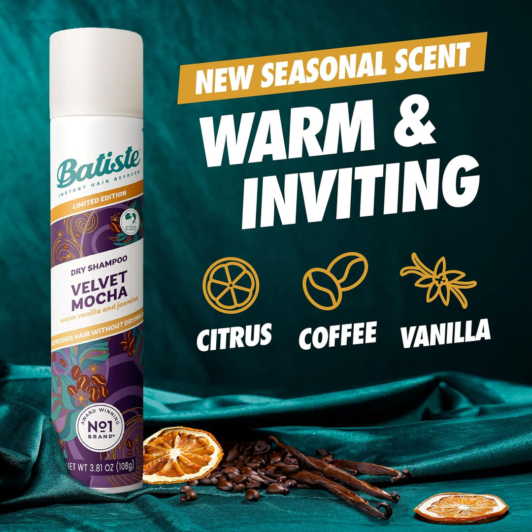 Batiste Champú Seco Edición Limitada Set de Regalo Navideño Dúo, Mo...